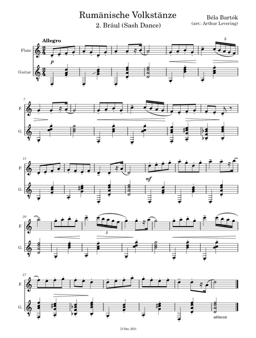 ☎ RFS 2 Sash Dance – Béla Bartók