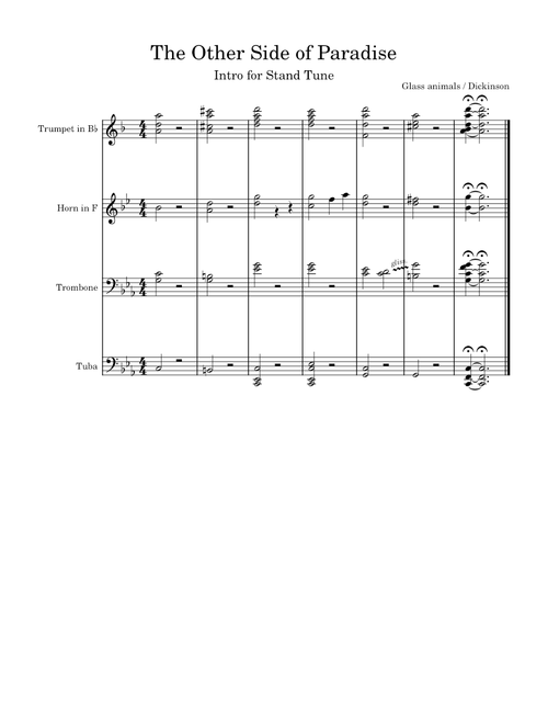 The Other side of paradise Fanfare