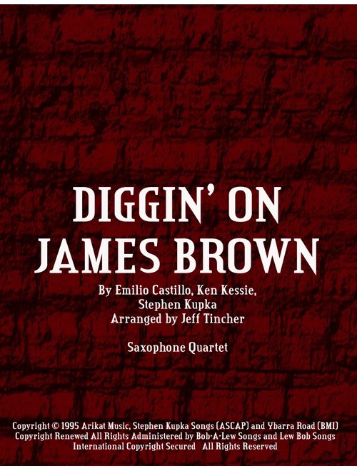 Diggin' On James Brown (Arr. Jeff Tincher) - Tower Of Power (Woodwind Ensemble)