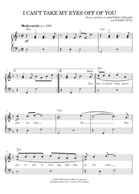 Free I Can T Take My Eyes Off Of You By High School Musical 3 Sheet Music Download Pdf Or Print On Musescore Com