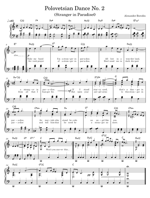 Polovtsian dance #2 – Alexander Borodin