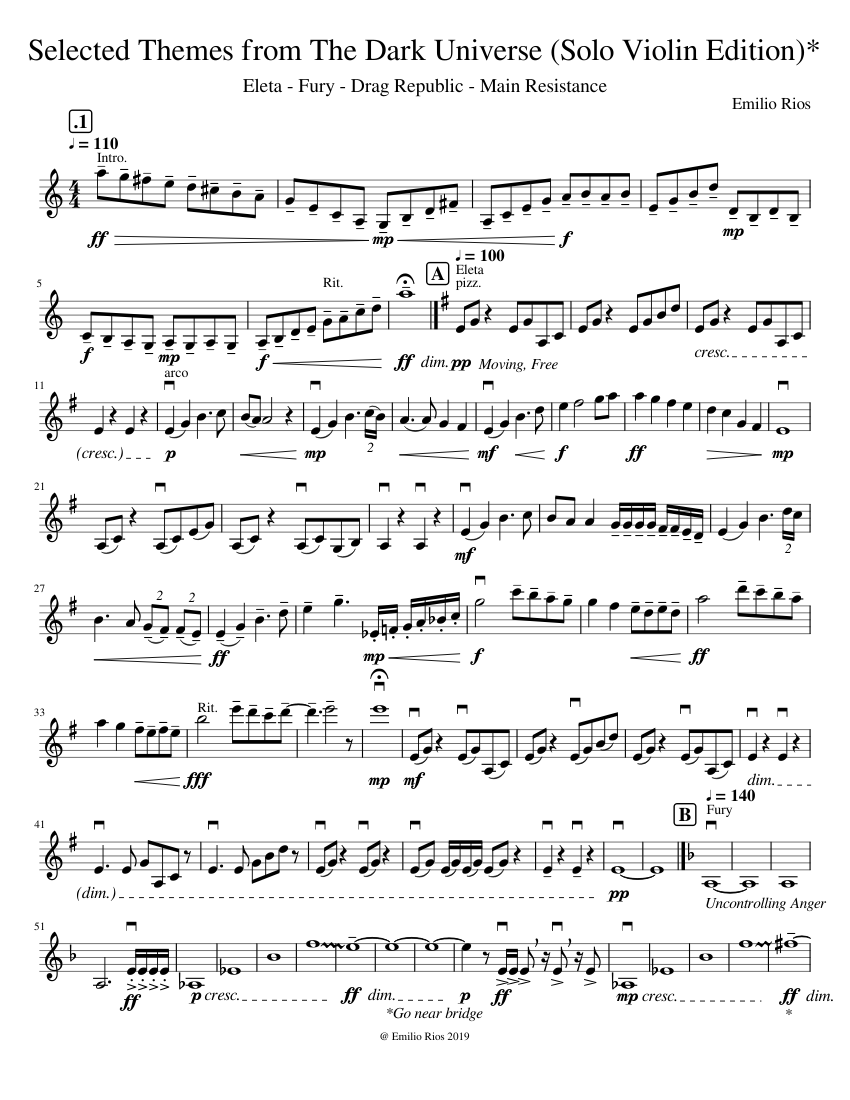 Chase in the dark violin hot sale