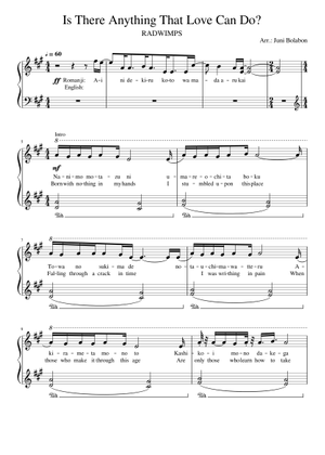 Spartiti Per Piano Facili - Tenki No Ko (Weathering With You) Di RADWIMPS - Edizione Giapponese