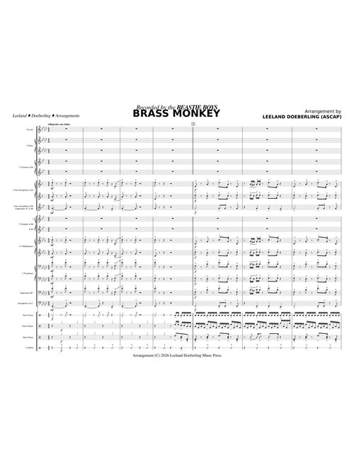 Brass Monkey (Marching Band) - Beastie Boys
