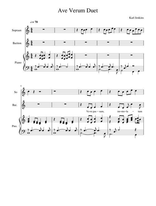 Ave Verum Duet