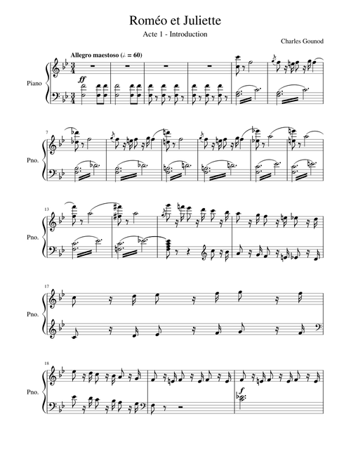 Gounod, Roméo et Juliette: Acte 1 - Introduction