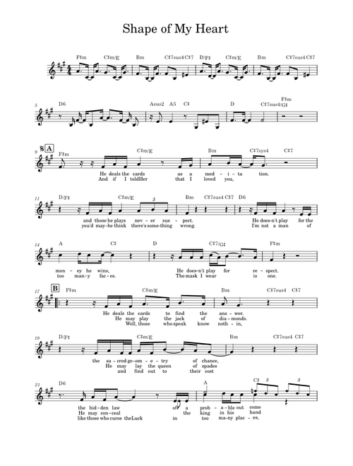 Shape of my heart – Backstreet Boys