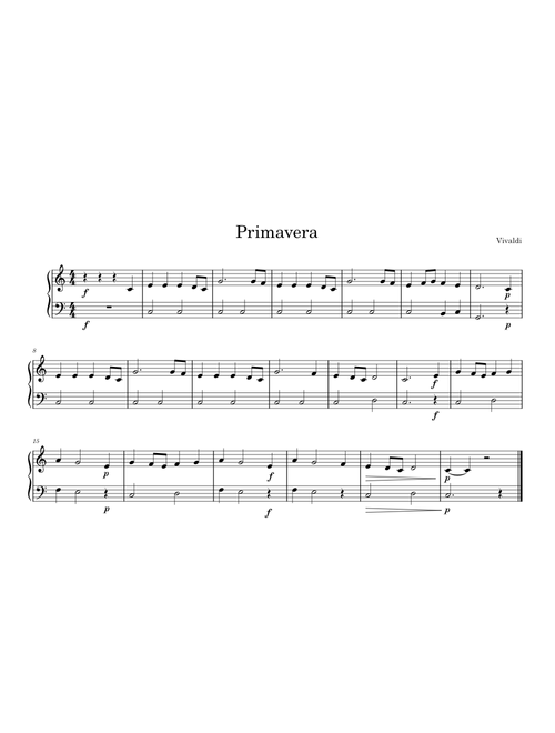 La Primavera – Antonio Vivaldi