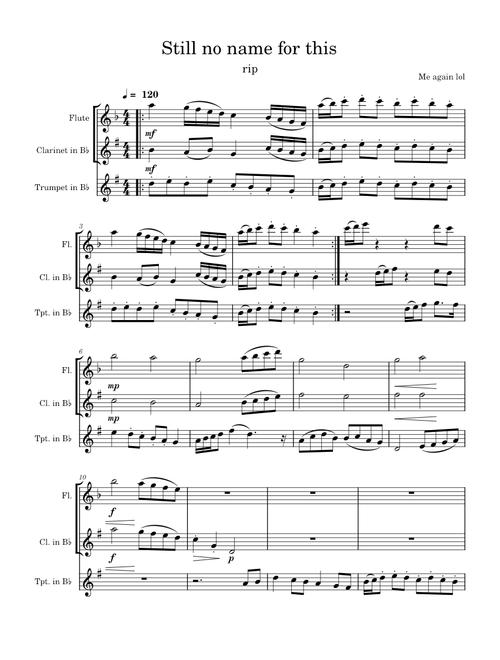 A Random Trio in F Major