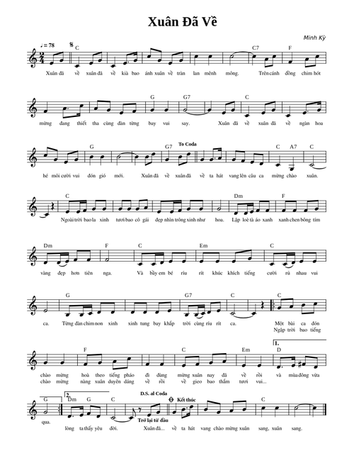 Xuân Đã Về – Minh Kỳ