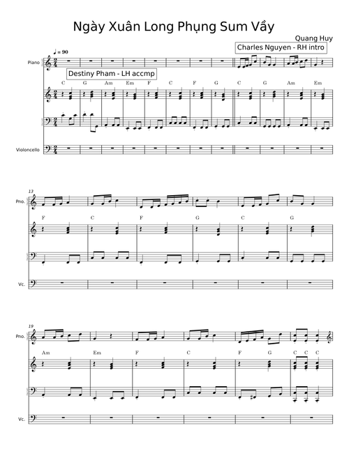 Ngày Xuân Long Phụng Sum Vầy - Quang Huy