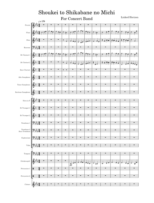Shoukei to Shikabane no Michi-Attack on Titan OP 5 (WIP)