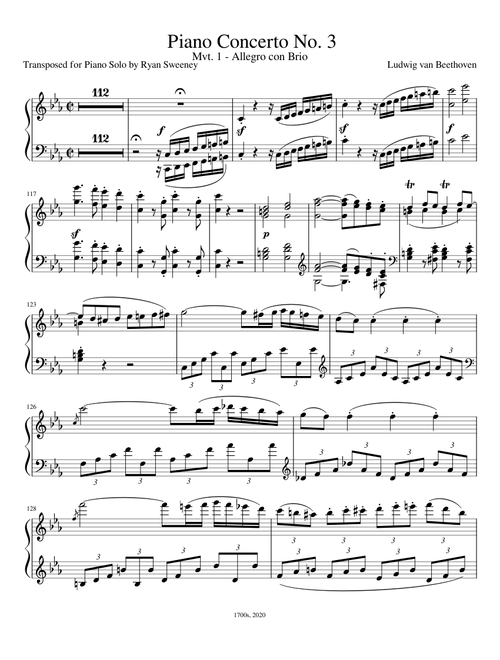 Piano Concerto No.3, Op.37 – Ludwig van Beethoven