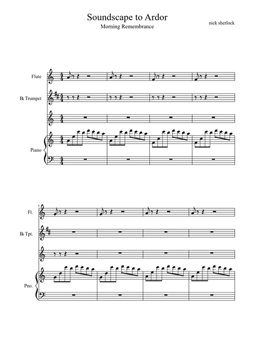 Soundscape to Ardor by nick sherlock