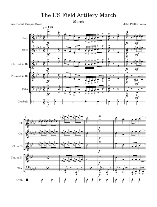 U.S. Field Artillery March – John Phillip Sousa
