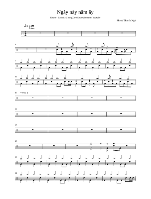 Ngày này năm ấy - Drums