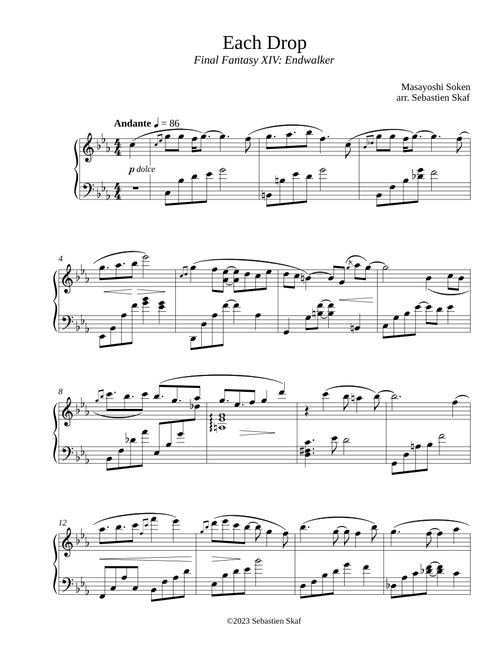Each Drop - Masayoshi Soken