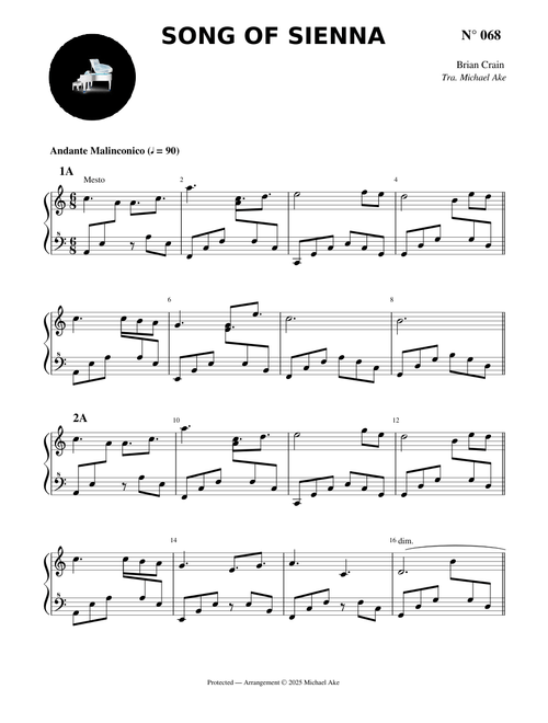 Song for Sienna - Brian Crain
