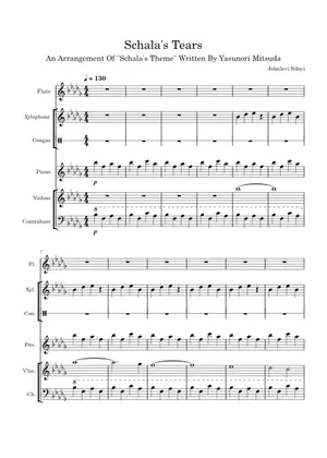 Schala's Theme Sheet music for Saxophone alto (Solo Schala's Theme Sheet music for Saxophone alto (Solo
