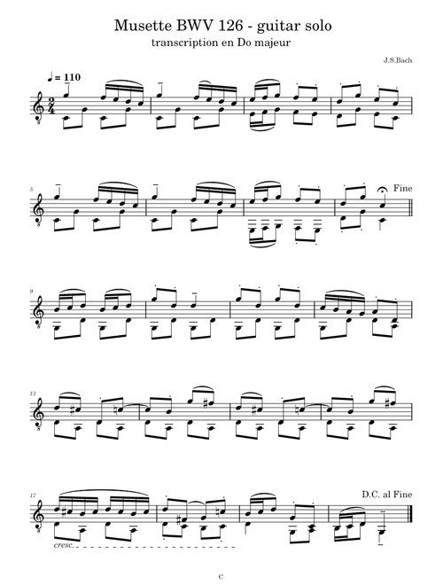 Musette In D Major, BWV Appendix 126 – Johann Sebastian Bach