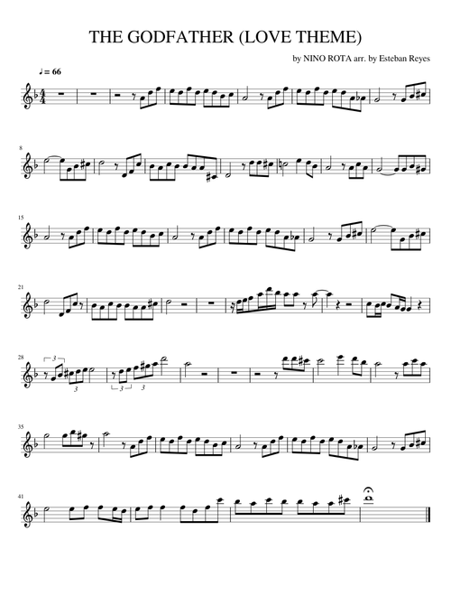 THE GODFATHER (LOVE THEME) Violin