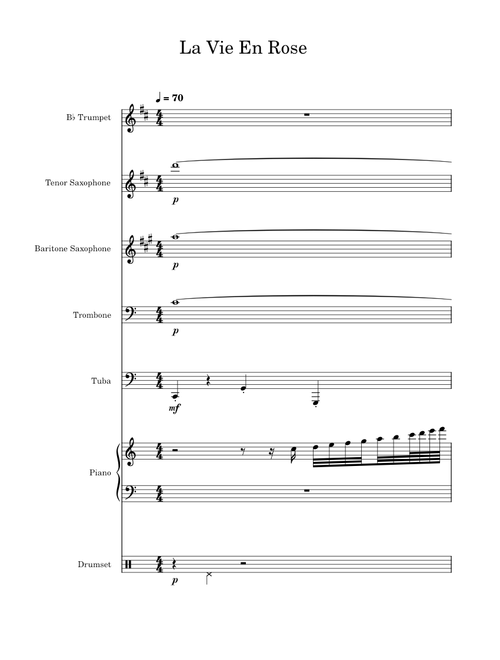 La vie en rose – Louis Armstrong Brass Band
