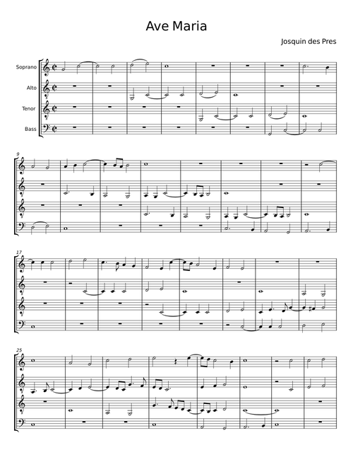 Ave Maria - Josquin Des Pres, Josquin des Prez