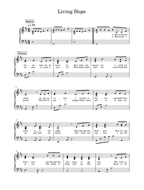 Living hope – Phil Wickham