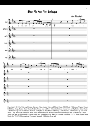 Show Me How You Burlesque Sheet Music for Trombone, Tuba