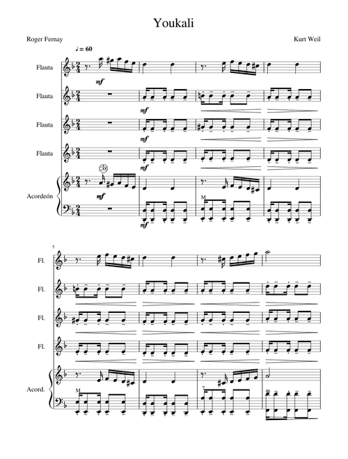 Youkali - Kurt Weill