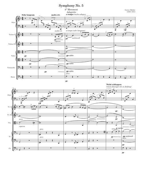 Symphony No. 5, 4th Movement – Mahler