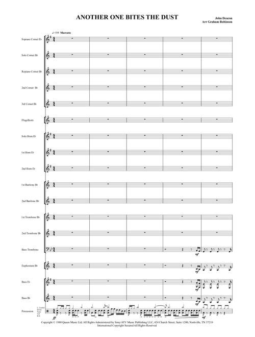 Another One Bites The Dust (Arr. Graham Robinson) - Queen (Brass Band)