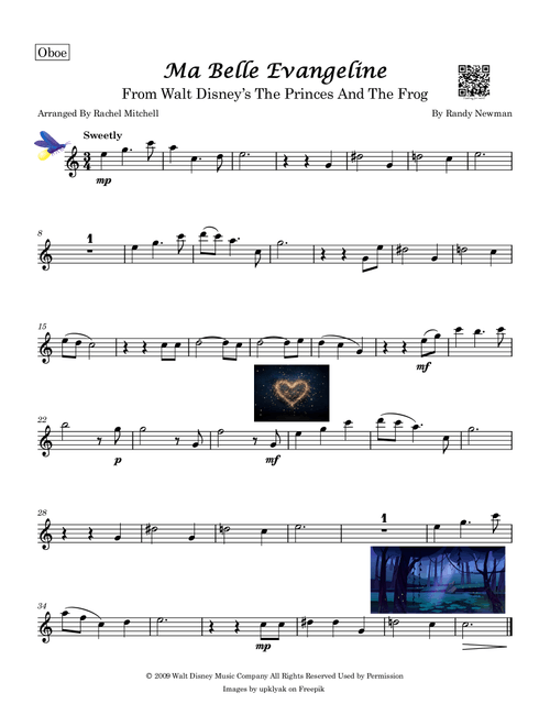 Ma Belle Evangeline (Arr. Rachel Mitchell) - Randy Newman (Oboe Solo)