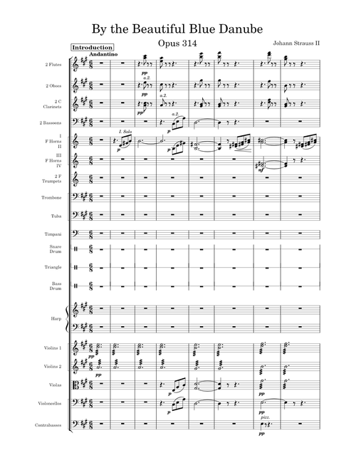 By the Beautiful Blue Danube, Op.314 – Johann Strauss Jr.