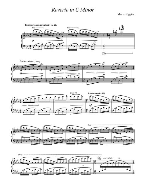 Reverie in C min ~Original Composition