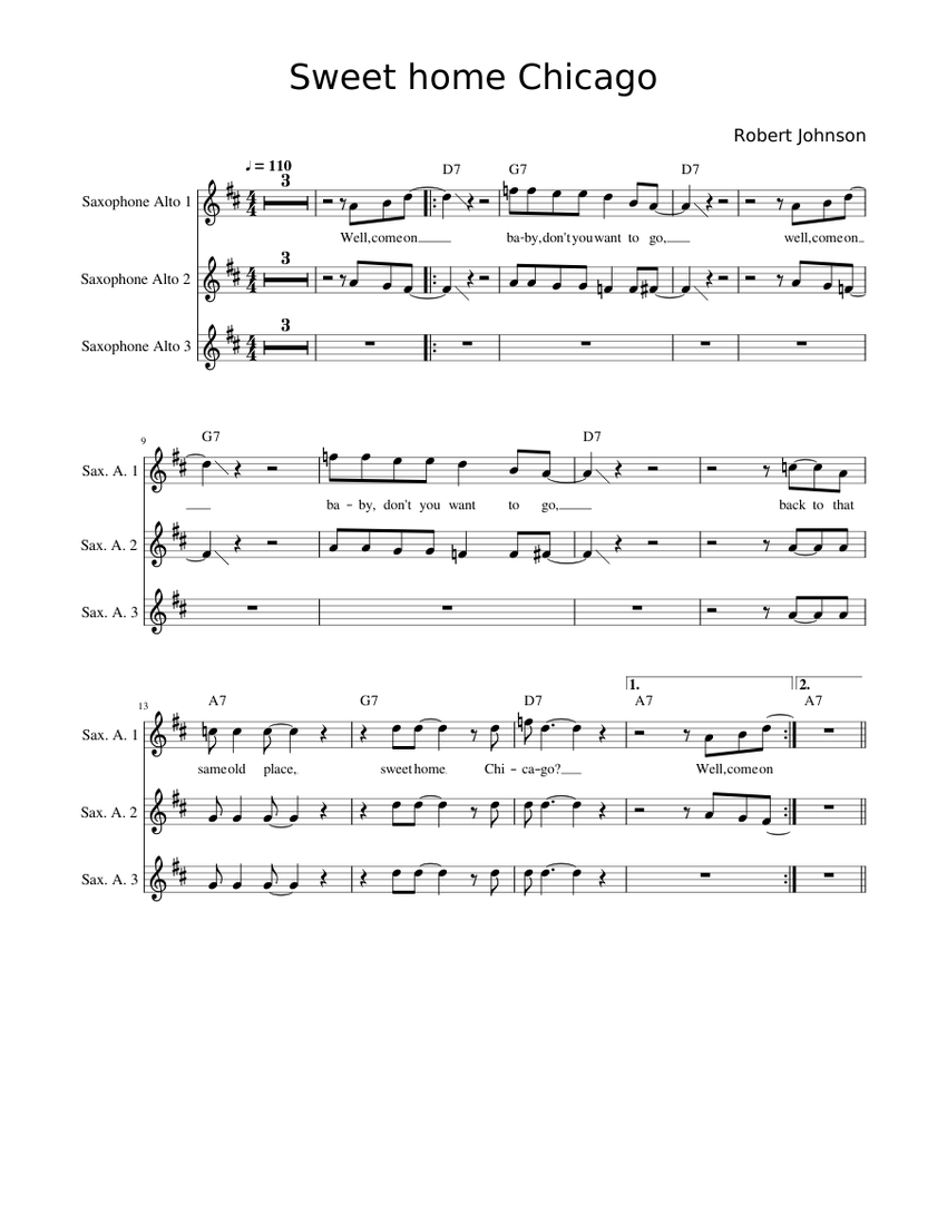 Sweet home Chicago piano tutorial