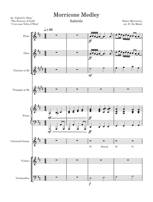 Morricone Medley – Ennio Morricone
