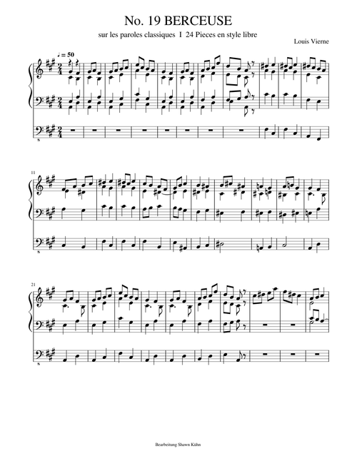 BERCEUSE - L.Vierne