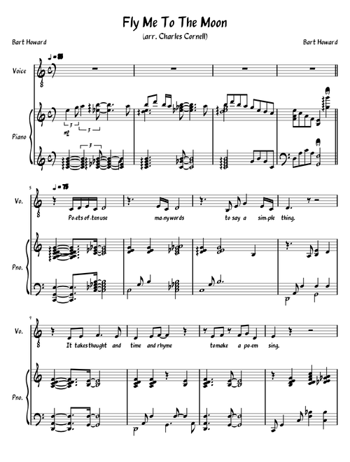 Fly Me To The Moon (arr. Charles Cornell)