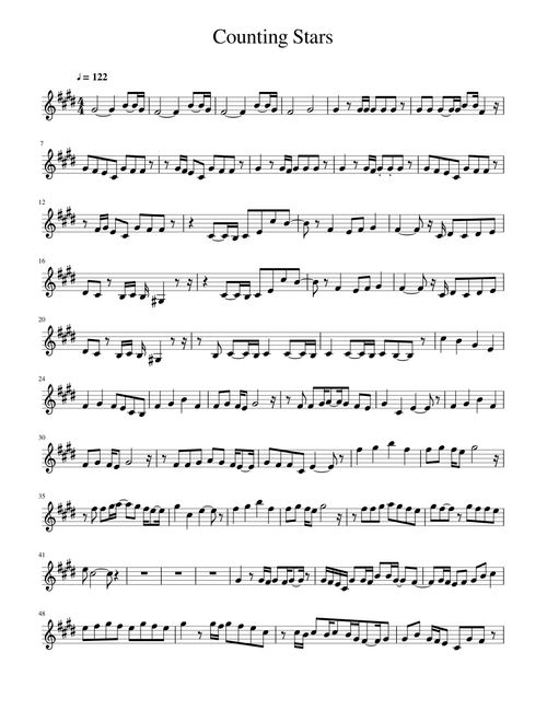 Counting Stars violin solo Simply Three