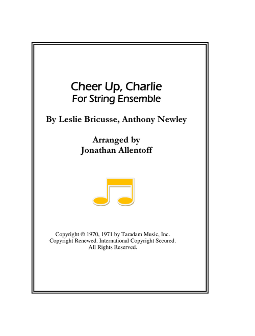 Cheer Up, Charlie (Arr. Jonathan Allentoff) - Leslie Bricusse, Anthony Newley (Orchestra)
