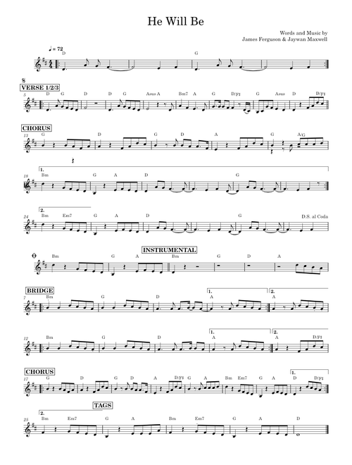 He Will Be – CityAlight – D major