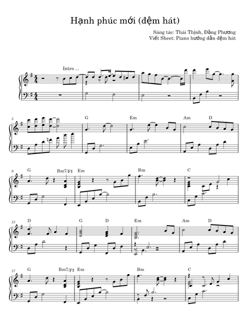 Hạnh phúc mới - Thái Thịnh