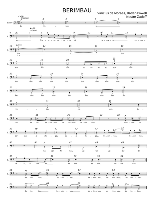 Berimbau - Baden Powell basse