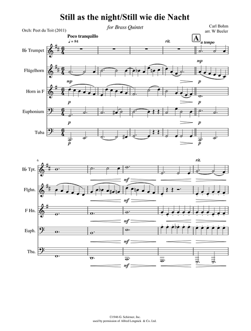 Still as the night – Carl Bohm