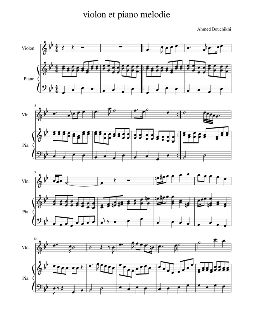 violon-et-piano-melodie-a-suivre-24-08-2022-sheet-music-for-piano