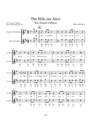 The Sound of Music Medley - Rogers and Hammerstein Sheet