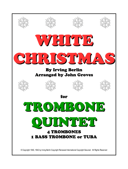 White Christmas (Arr. John Groves) - Bing Crosby (Brass Ensemble)