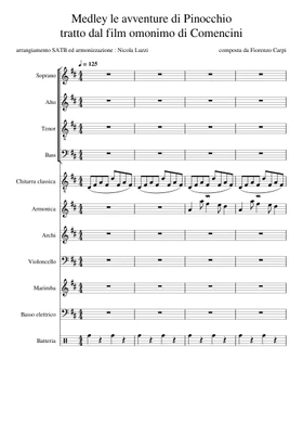 Free Fiorenzo Carpi sheet music | Download PDF or print on ...