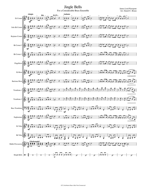 Jingle Bells - for Brass Band